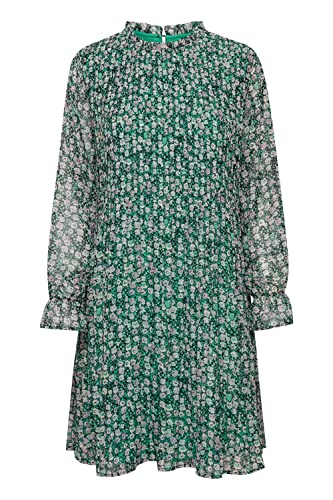 ICHI IHNALLY DR7 Damen Freizeitkleid Kleid Langarm mit Allover-Print Loose-Fit, Größe:M, Farbe:Multi Color (200681) von ICHI