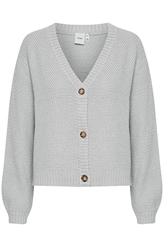 ICHI - IHNOELLE CA - Cardigan - 20116751, Größe:L, Farbe:Light Grey Melange (200317) von ICHI