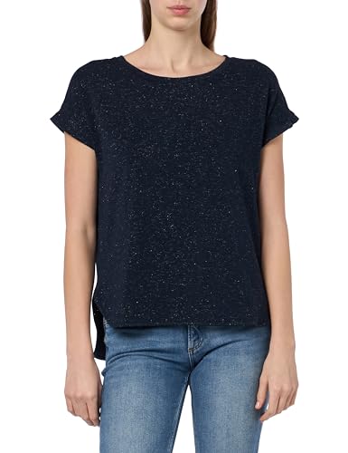 ICHI Damen Ihrebel Ss6 T-Shirt, 14044/Total Eclipse, M EU von ICHI