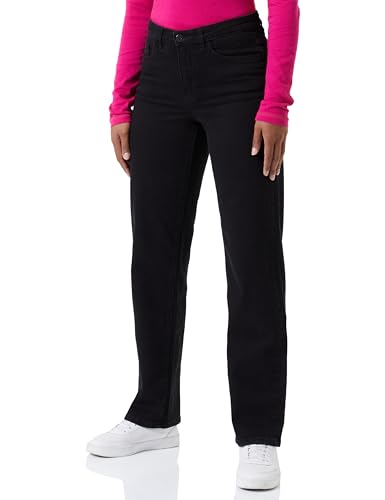 ICHI IHTWIGGY Damen Jeans Denim Hose Baumwollmischung Loose fit, Größe:W30/32, Farbe:Black (194008) von ICHI