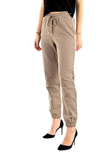 ICHI IHVEA PA Damen Jogginghose mit Kordelzug aus 100% Baumwolle Loose Fit, Größe:L, Farbe:Driftwood (181210) von ICHI