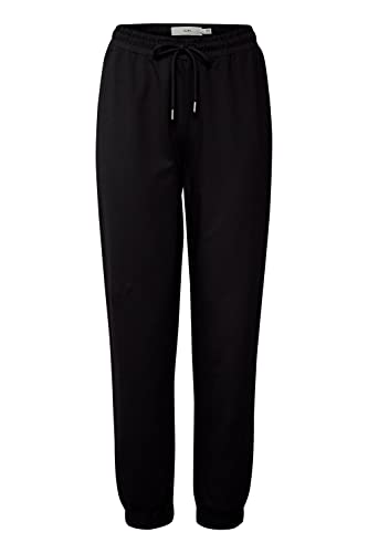 ICHI IHVEA PA Damen Jogginghose mit Kordelzug aus 100% Baumwolle Loose Fit, Größe:XL, Farbe:Black (194008) von ICHI