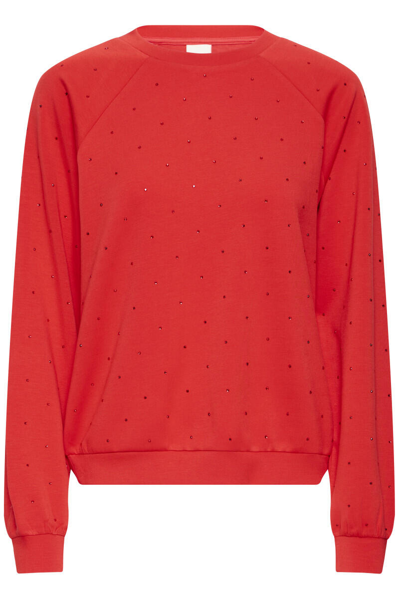 ICHI - Pullover - Ihamias rot - Gr. - S von ICHI