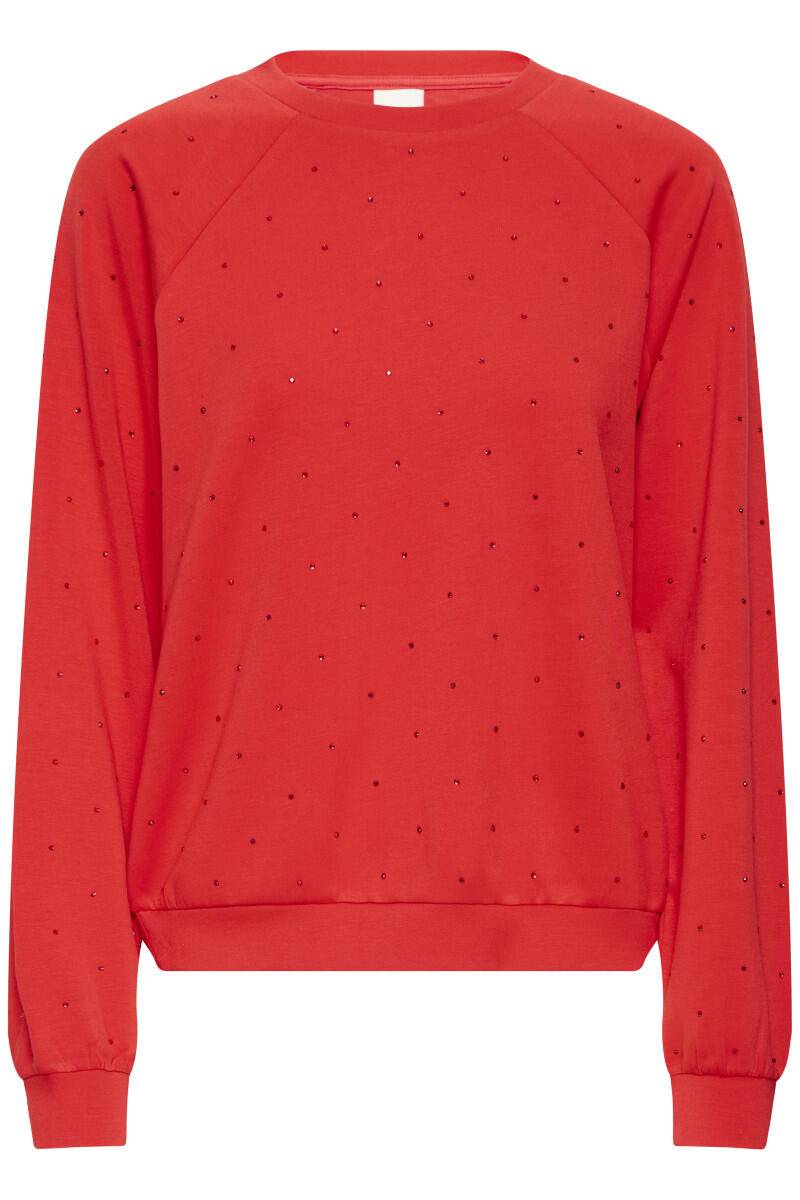 ICHI - Pullover - Ihamias rot - Gr. - S von ICHI