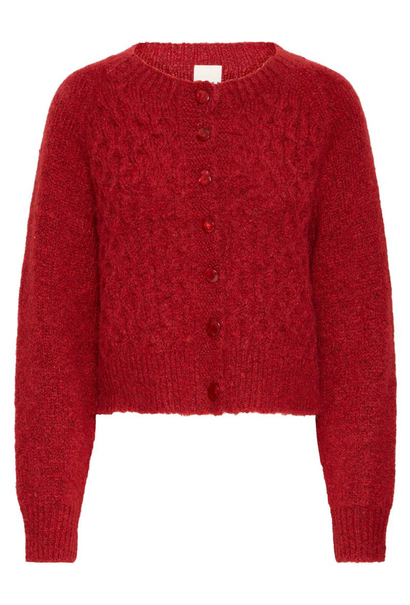 ICHI - Strickjacke - Ihbelablue rot - Gr. - L von ICHI