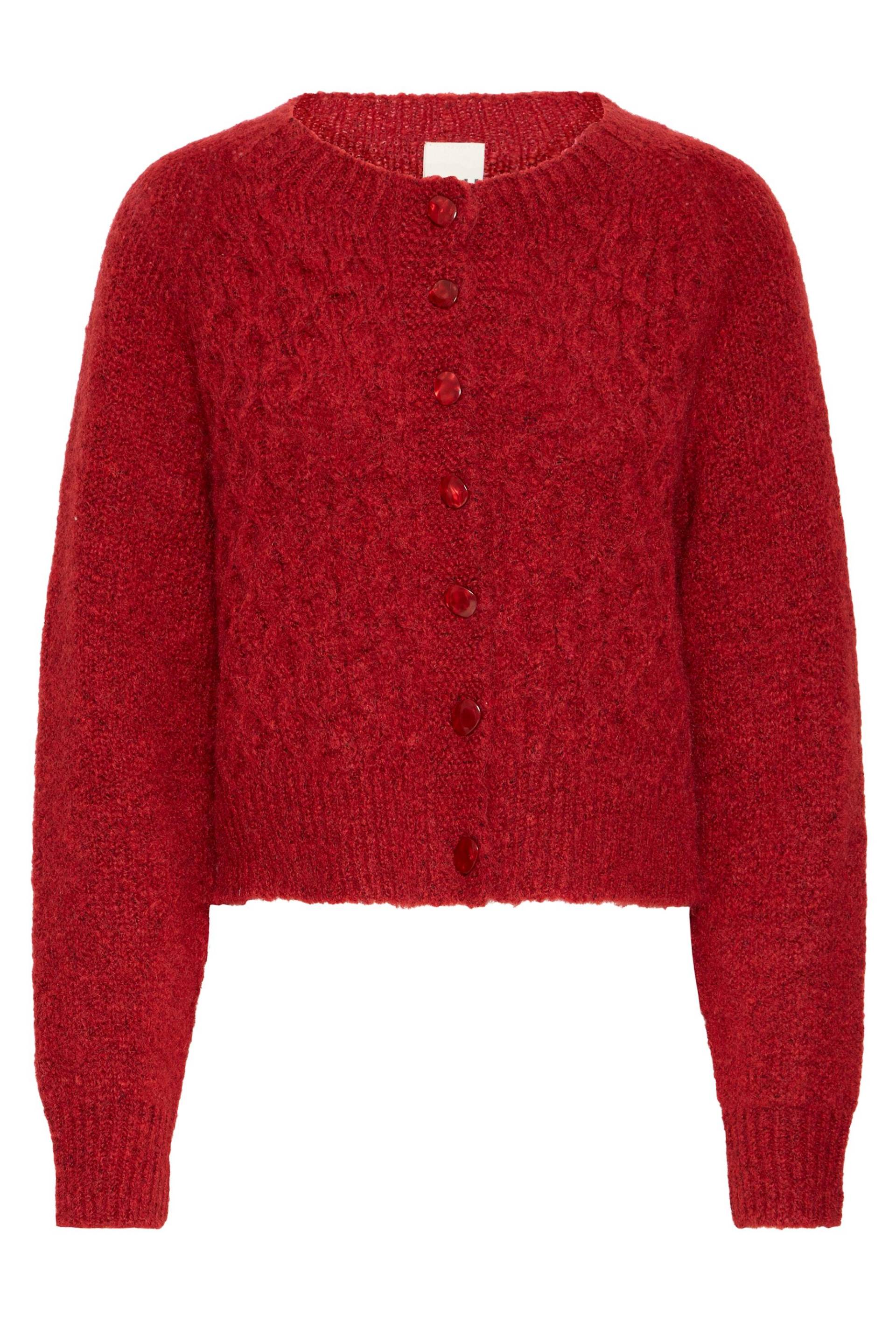 ICHI - Strickjacke - Ihbelablue rot - Gr. - M von ICHI