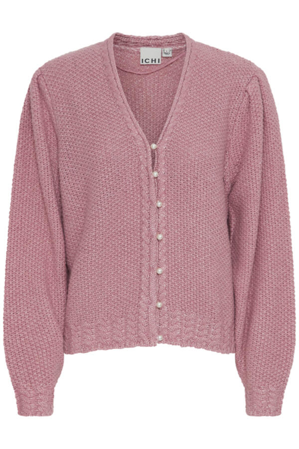 ICHI - Strickjacke - Ihdulce pink - Gr. - M von ICHI