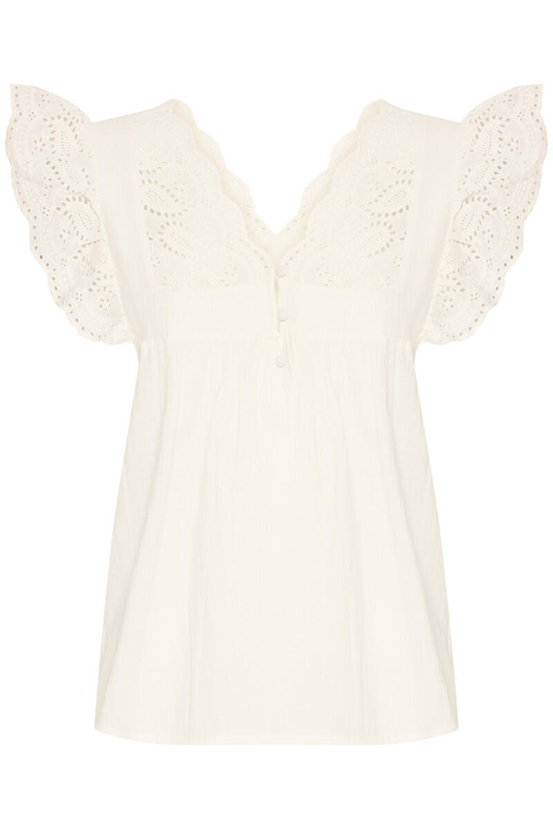 ICHI - Top - Ihyvine weiß - Gr. - 38 von ICHI