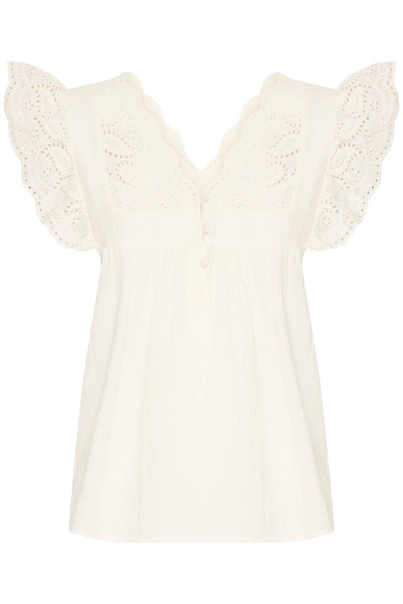 ICHI - Top - Ihyvine weiß - Gr. - 38 von ICHI