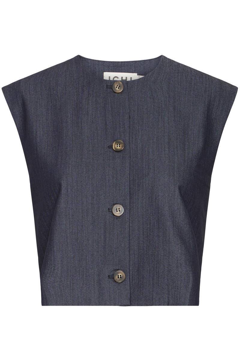 ICHI - Weste - Ihjumi blau - Gr. - 40 von ICHI