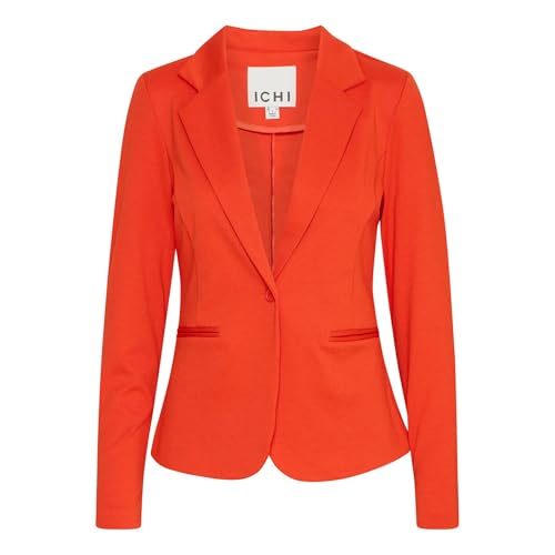ICHI Damen Ihkate Lässiger Business-Blazer, 171564_Fiesta, XS EU ICHI Damen Ihkate Lässiger Business-Blazer, 171564_Fiesta, XS EU von ICHI