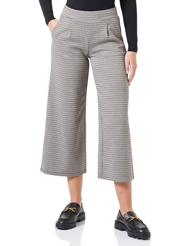 Ichi IHKATE CAMELEON CROPPED WIDE PA Damen Stoffhose Hose Casual-Look mit Eingrifftaschen straight fit, Größe:XL, Farbe:Nomad (161212) von ICHI