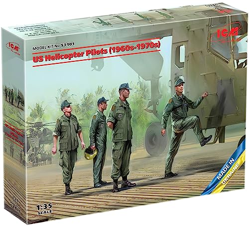 ICM 53101 - 1:35 US Helicopter Pilots (1960s-1970s) (100% new molds) - Neu von ICM