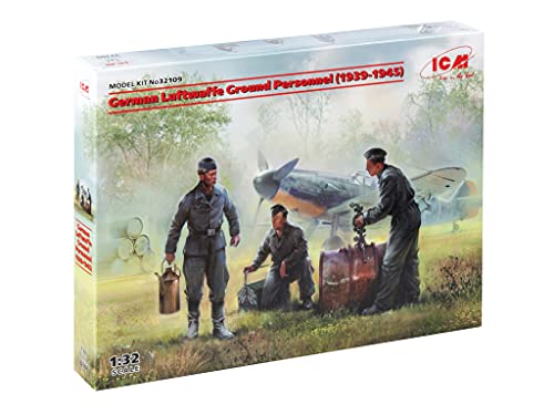 ICM Baby Boys ICM32109 1:32-German Luftwaffe G.P (1939-1945), Grafik, himmelblau, M Plastikmodellbausatz, Schwarz, M von ICM