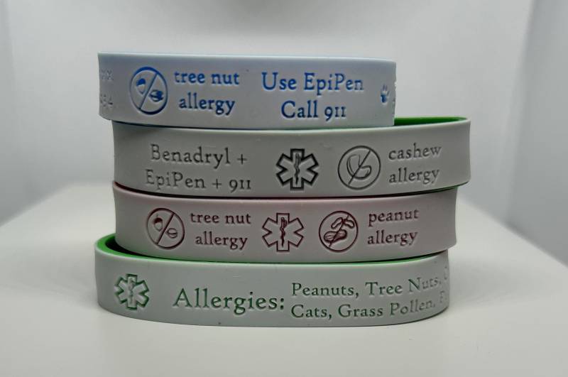 Allergiker Armband Notfall Kontakt Info, Mehrere Allergien Allergiker Armband Notfall Kontakt Info, Mehrere Allergien von ICOEbracelet