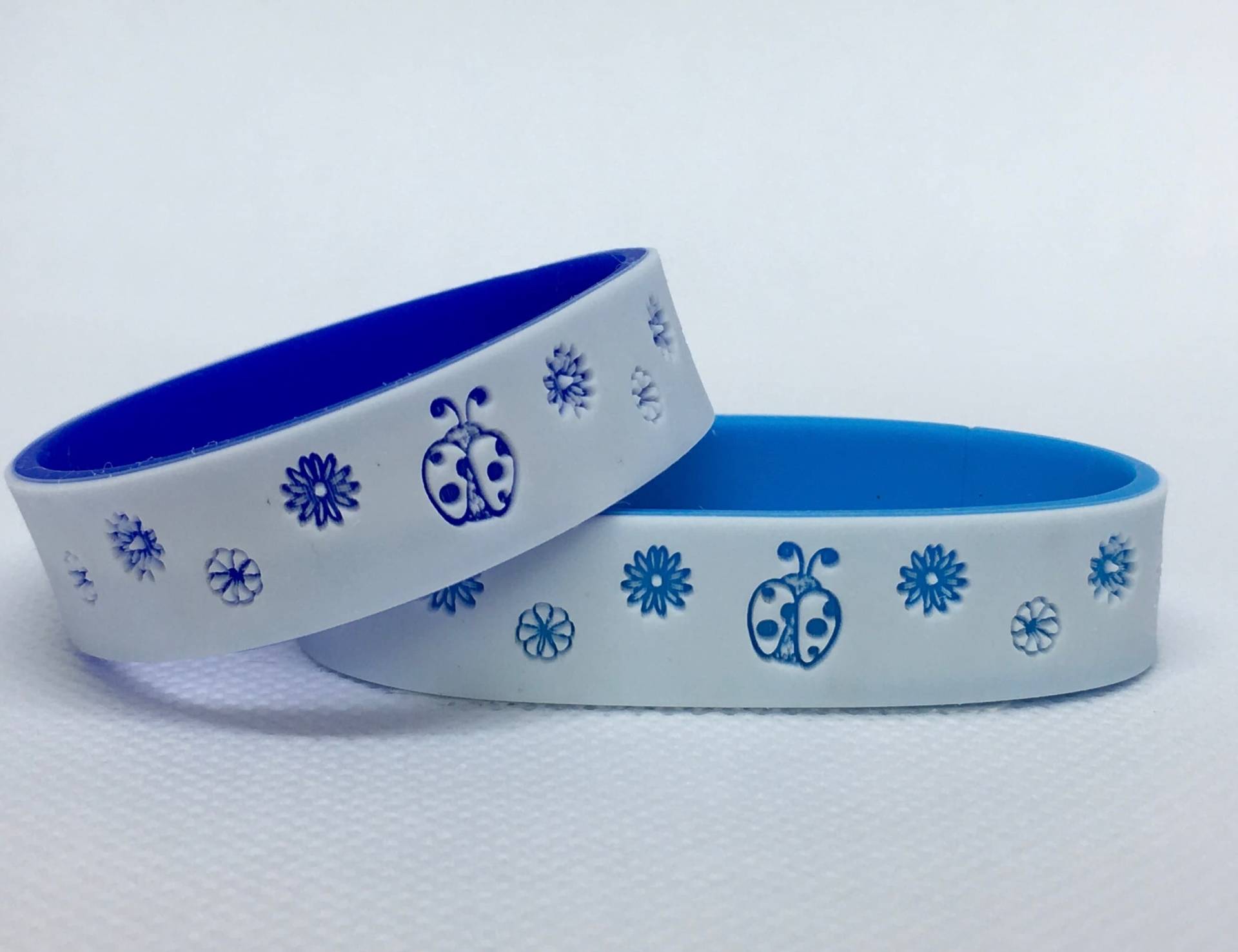 Marienkäfer Notfallkontakt Armband Gravierte Silikon Sicherheits-Id Marienkäfer Notfallkontakt Armband Gravierte Silikon Sicherheits-Id von ICOEbracelet