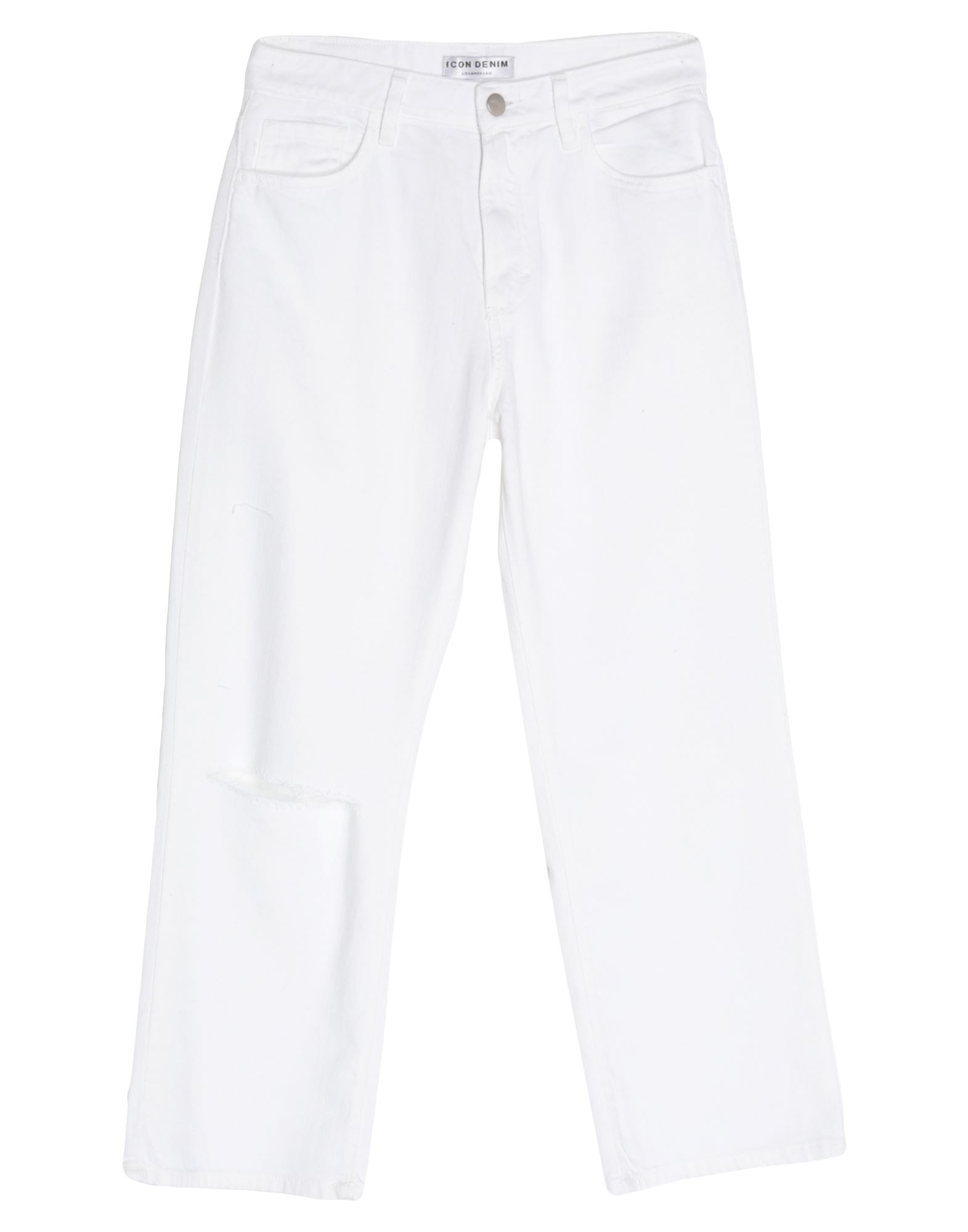 ICON DENIM Cropped Jeans Damen Weiß von ICON DENIM