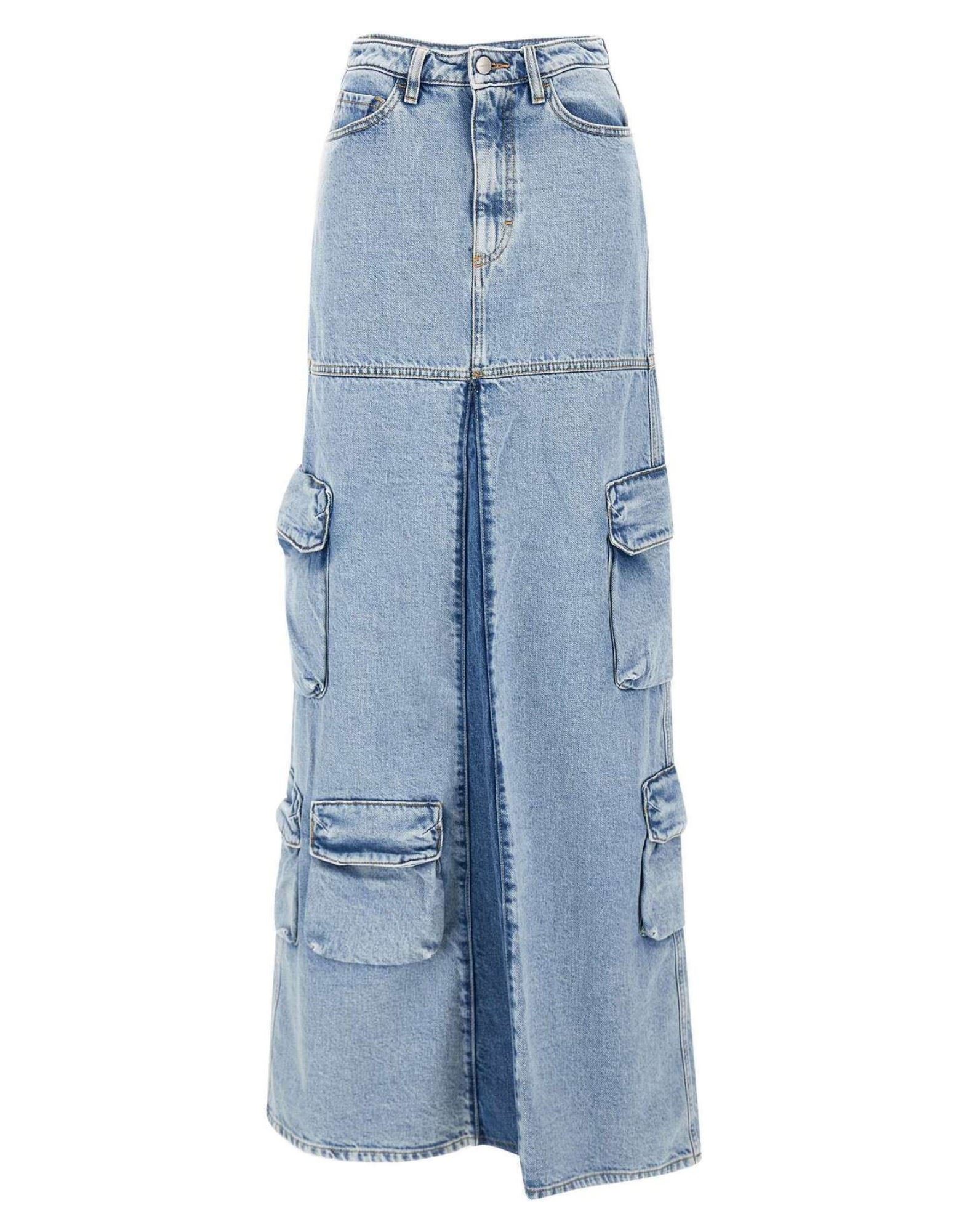 ICON DENIM Midi-rock Damen Azurblau von ICON DENIM