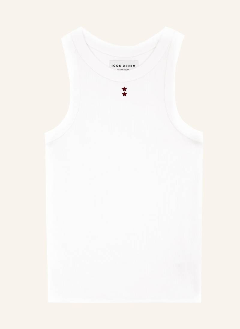 Icon Denim Tank Top Raya weiss von ICON DENIM