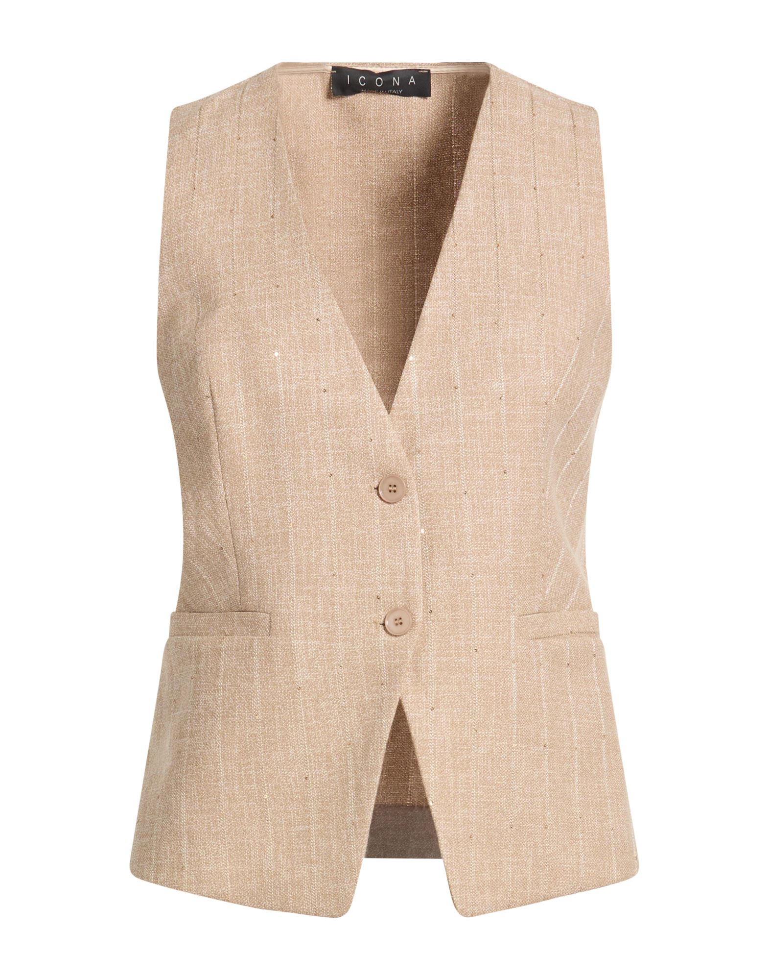 ICONA by KAOS Couture-weste Damen Beige von ICONA by KAOS