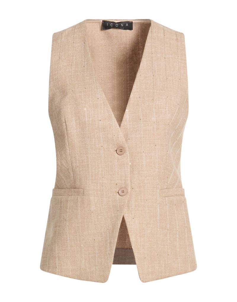 ICONA by KAOS Couture-weste Damen Beige von ICONA by KAOS