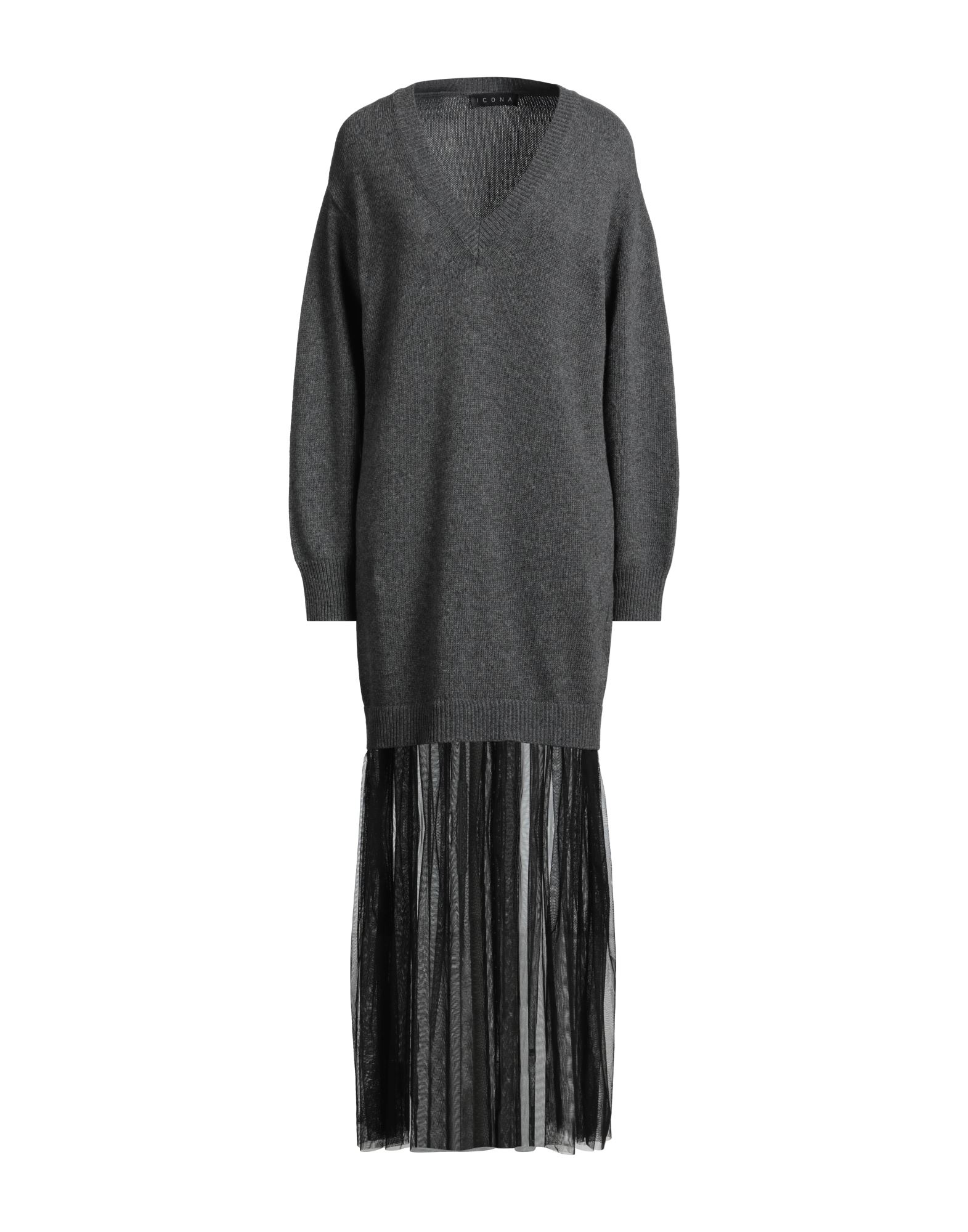 ICONA by KAOS Maxi-kleid Damen Grau von ICONA by KAOS