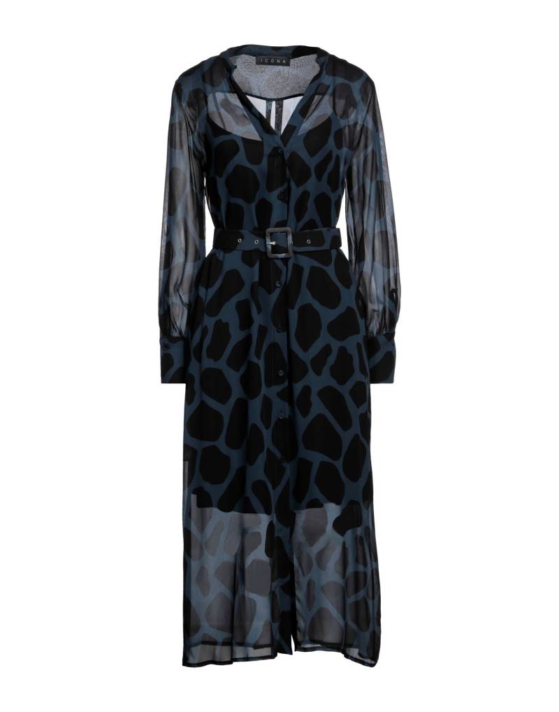 ICONA by KAOS Midi-kleid Damen Nachtblau von ICONA by KAOS