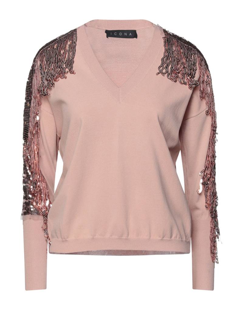 ICONA by KAOS Pullover Damen Hellrosa von ICONA by KAOS