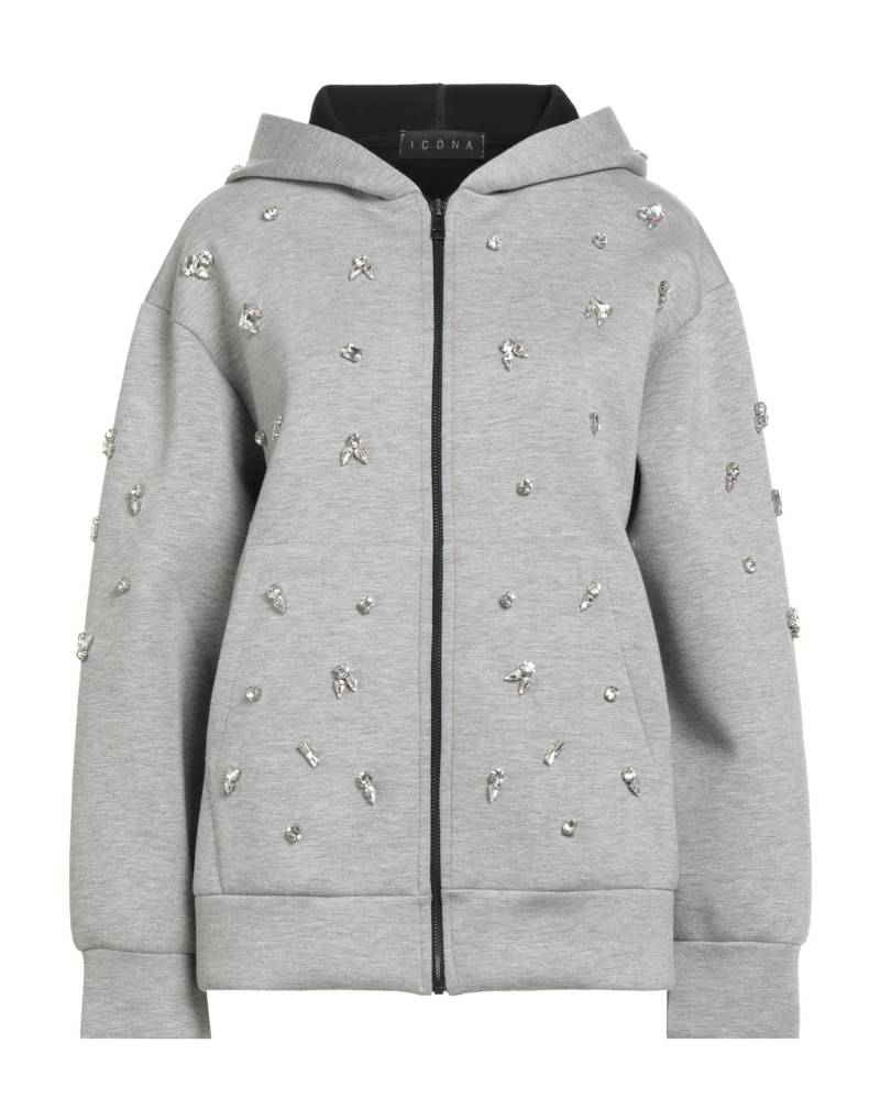ICONA by KAOS Sweatshirt Damen Hellgrau von ICONA by KAOS