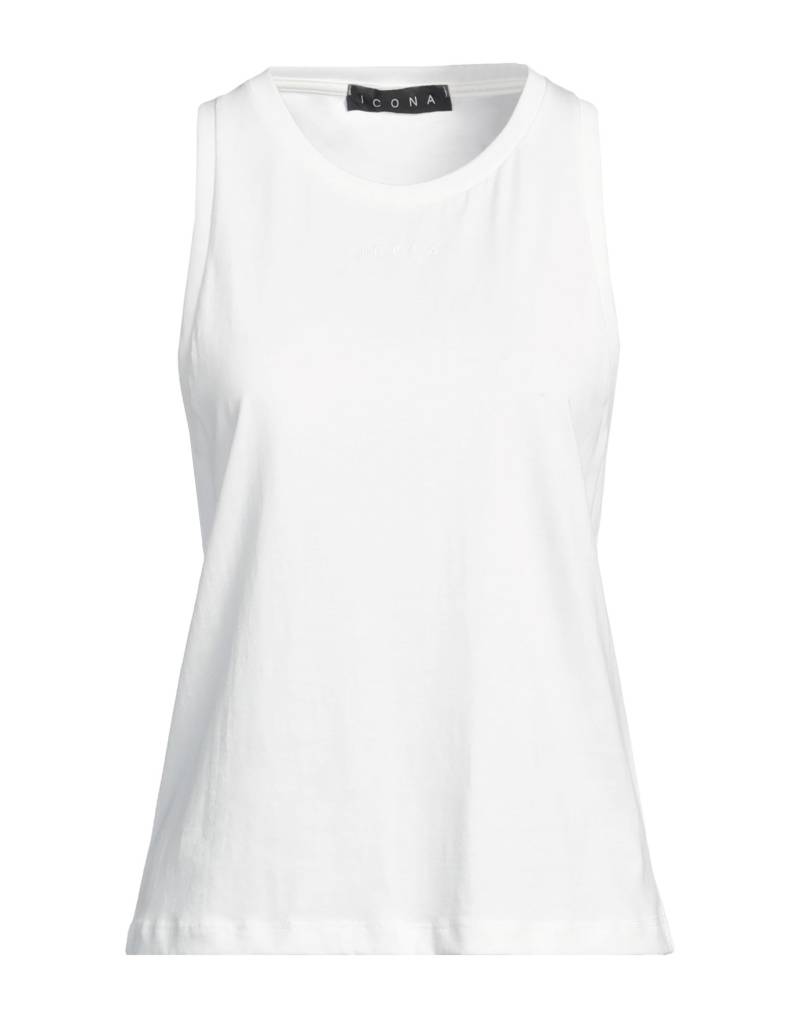ICONA by KAOS Tank Top Damen Cremeweiß von ICONA by KAOS