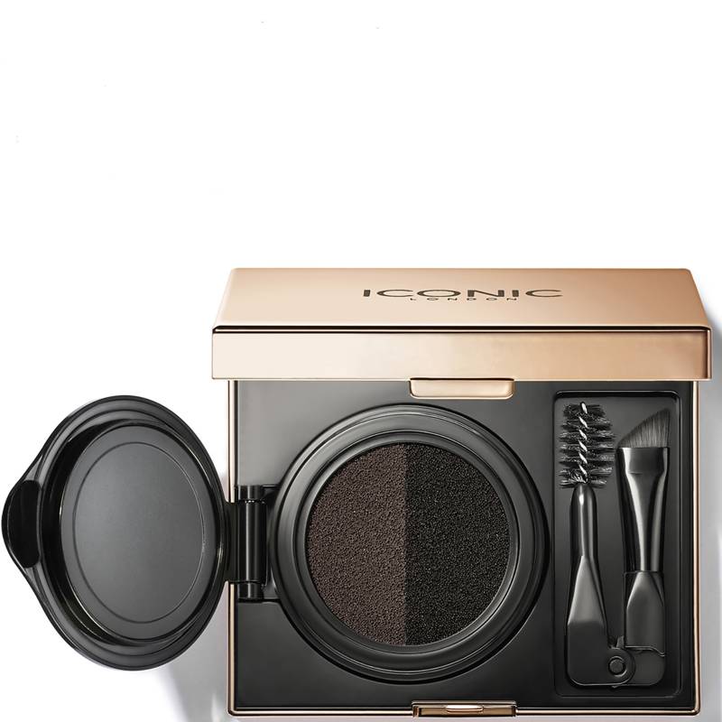 ICONIC London Augenbrauenkissen 2-Farben-Former (Verschiedene Farbtöne) - Black Brown von ICONIC London
