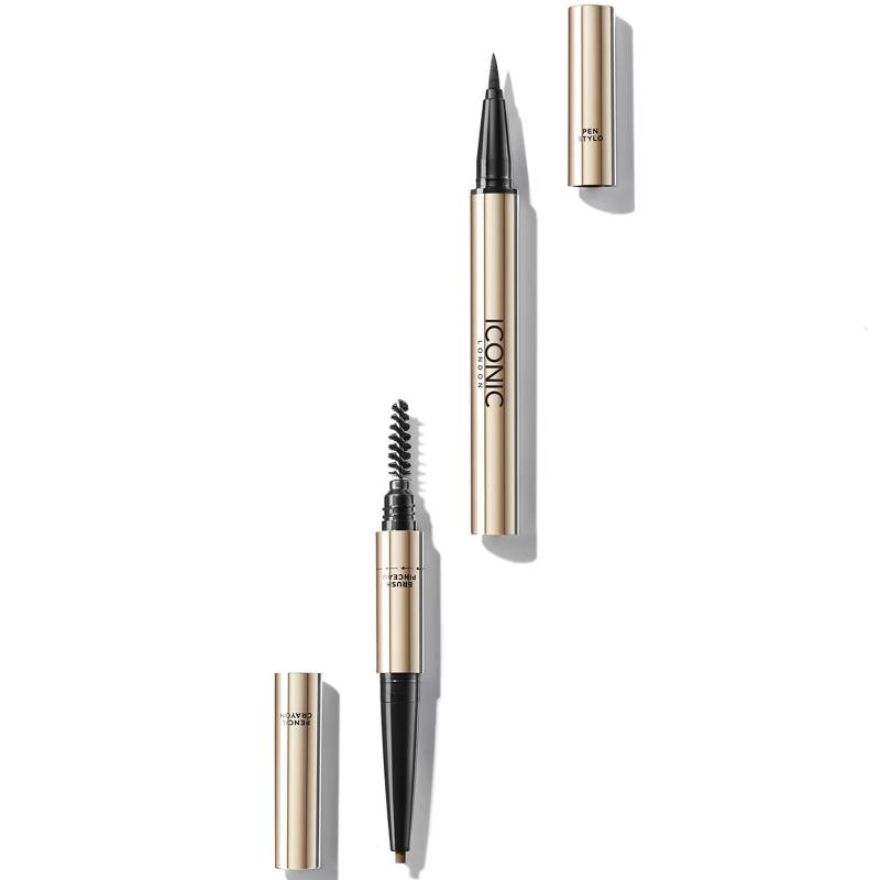 ICONIC London Triple Precision Brow Definer 0.33g (Various Colours) - Black Brown von ICONIC London