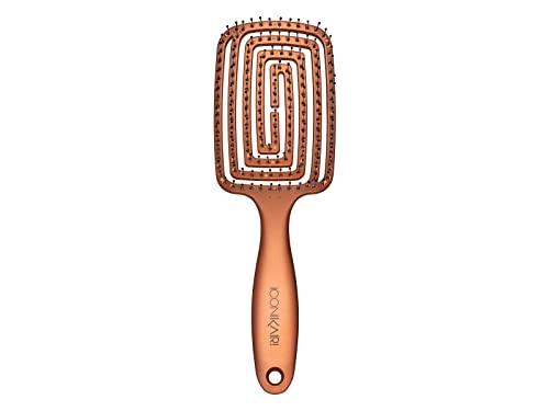 ICONIKAIR Haarbürste Blow-Dry Brush Classic GLAM EDITION, Kopfhaut Massagebürste, Detangler Bürste, Haarbürste ohne Ziepen Kinder, Haarbürste Kinder, Bürste für Locken ICONIKAIR Haarbürste Blow-Dry Brush Classic GLAM EDITION, Kopfhaut Massagebürste, Detangler Bürste, Haarbürste ohne Ziepen Kinder, Haarbürste Kinder, Bürste für Locken von ICONIKAIR
