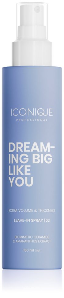 ICONIQUE Professional Haarpflege-Spray DREAMING BIG LIKE YOU Spray - Volumen & Dichte für feines Haar ICONIQUE Professional Haarpflege-Spray DREAMING BIG LIKE YOU Spray - Volumen & Dichte für feines Haar von ICONIQUE Professional