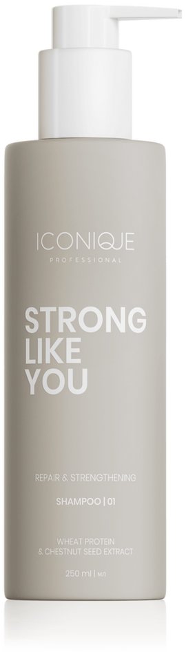 ICONIQUE Professional Haarshampoo STRONG LIKE YOU Shampoo – repariert & stärkt geschädigtes Haar ICONIQUE Professional Haarshampoo STRONG LIKE YOU Shampoo – repariert & stärkt geschädigtes Haar von ICONIQUE Professional