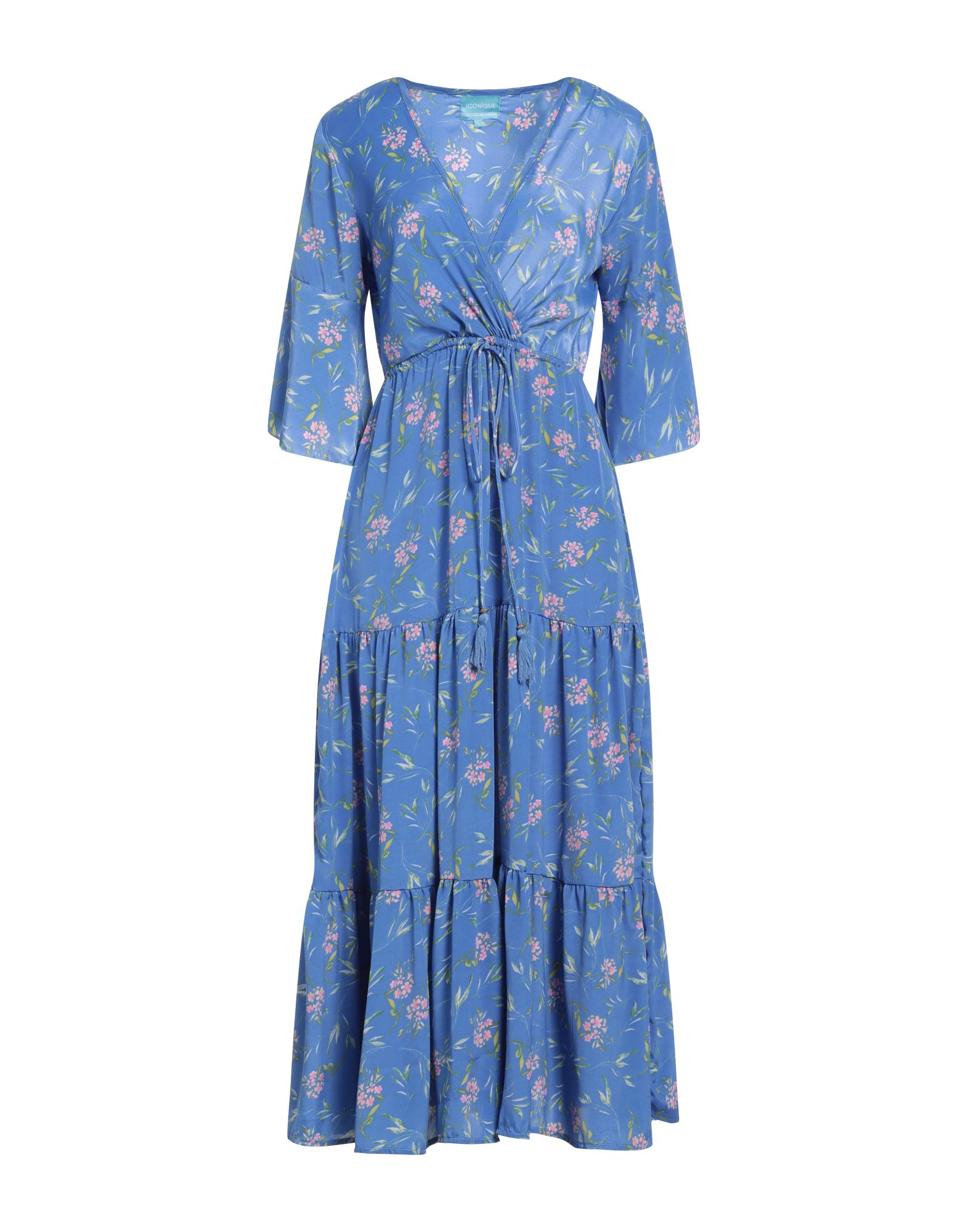 ICONIQUE Maxi-kleid Damen Hellblau von ICONIQUE