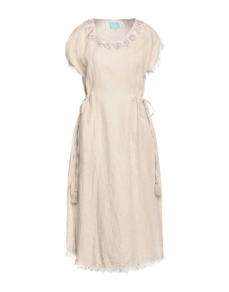 ICONIQUE Midi-kleid Damen Beige von ICONIQUE