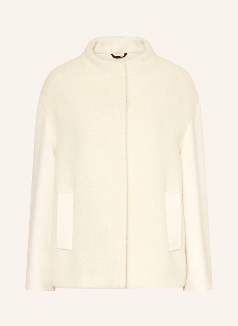 Icons Cinzia Rocca Jacke Mit Alpaka weiss von ICONS CINZIA ROCCA