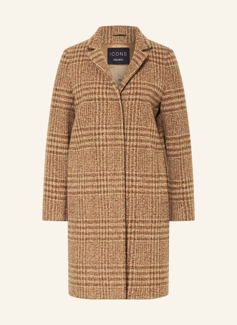 Icons Cinzia Rocca Mantel braun von ICONS CINZIA ROCCA