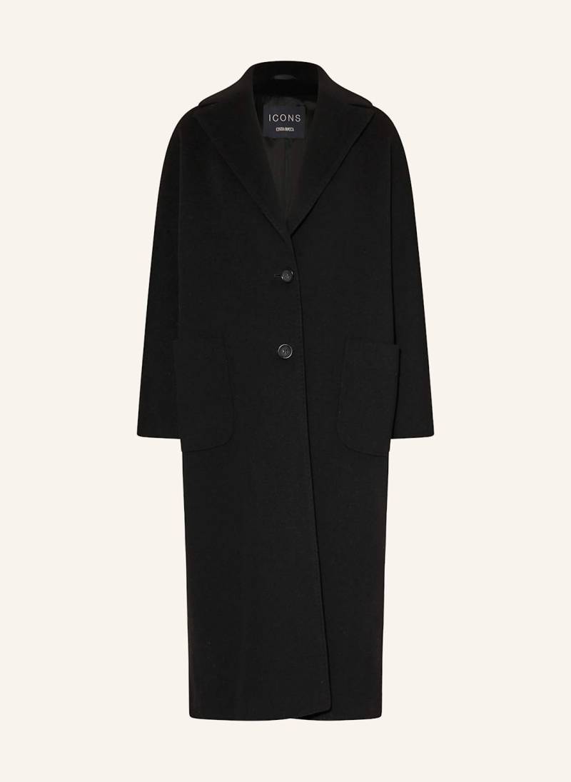 Icons Cinzia Rocca Mantel schwarz von ICONS CINZIA ROCCA