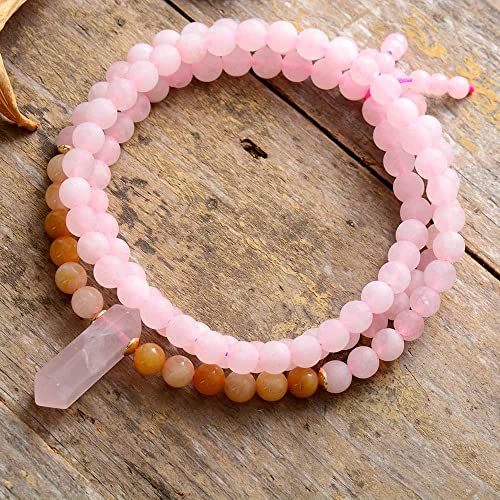 ICXLPMC 108 Beads Mala Spiritual Woman Strands Necklaces Stones Hexagon Charm Necklace Jewelry ICXLPMC 108 Beads Mala Spiritual Woman Strands Necklaces Stones Hexagon Charm Necklace Jewelry von ICXLPMC