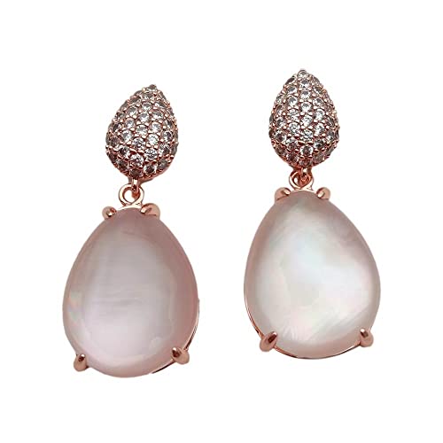 ICXLPMC 15x18mm Crystal White Mother Of Pearl Shell Cubic Zirconia Stud Dangle Earrings ICXLPMC 15x18mm Crystal White Mother Of Pearl Shell Cubic Zirconia Stud Dangle Earrings von ICXLPMC
