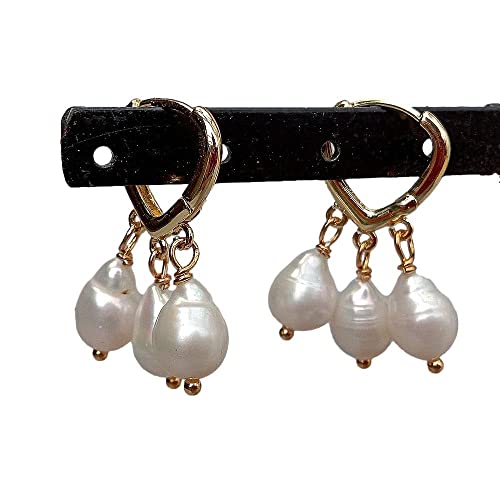 ICXLPMC 7 * 8mm Baroque Pearl hoop Earrings ICXLPMC 7 * 8mm Baroque Pearl hoop Earrings von ICXLPMC