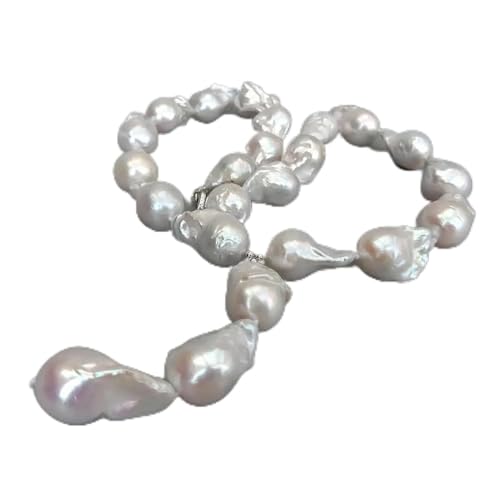 ICXLPMC Hochzeit natürliche nukleierte Flameball Perle Rosenkranz Halskette Anhänger Braut Schmuck 19 ICXLPMC Hochzeit natürliche nukleierte Flameball Perle Rosenkranz Halskette Anhänger Braut Schmuck 19 von ICXLPMC