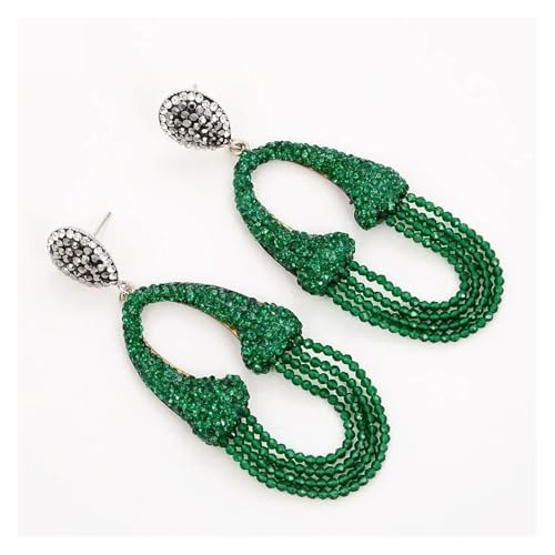 ICXLPMC Round Green Agate Paved Green Macarsite Stud Earrings ICXLPMC Round Green Agate Paved Green Macarsite Stud Earrings von ICXLPMC