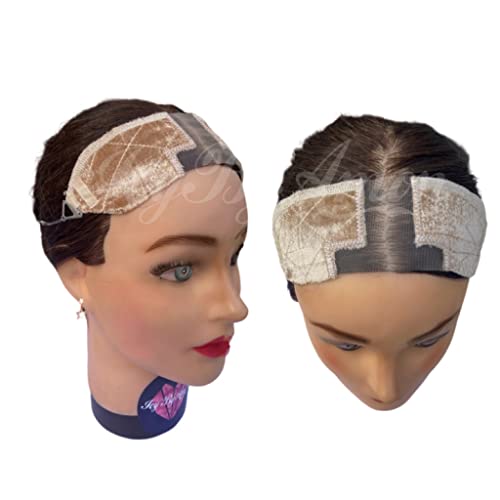 ICYBYAMON Rutschfestes TopGrip-Komfortband mit verstellbaren Schnüren für Topper und Wiglets (hautfarben) von ICYBYAMON