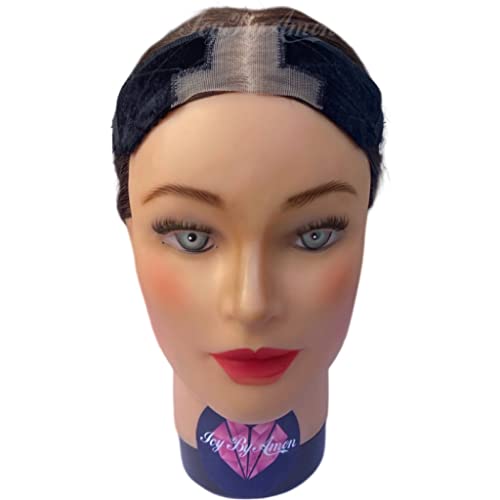 ICYBYAMON TopGrip Anti-Rutsch-Komfortband mit verstellbaren Schnüren für Topper und Perücken, Schwarz ICYBYAMON TopGrip Anti-Rutsch-Komfortband mit verstellbaren Schnüren für Topper und Perücken, Schwarz von ICYBYAMON