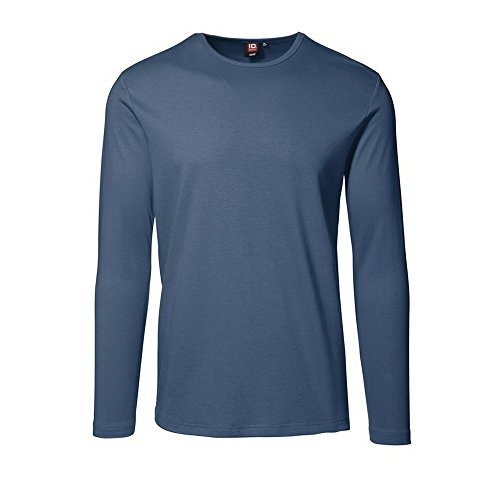 ID Herren Interlock T-Shirt langarm (2XL, indigo) von Rex & Holm