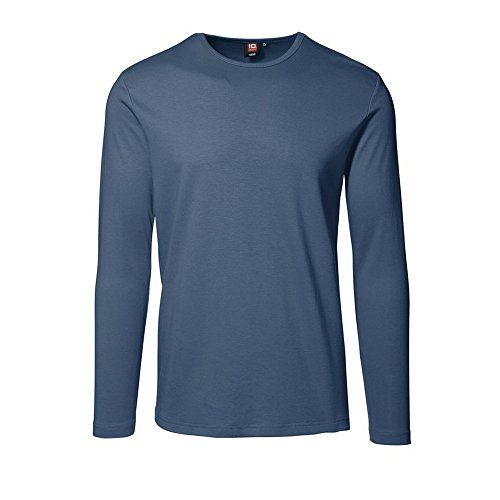 ID Herren Interlock T-Shirt langarm (M, indigo) von Rex & Holm