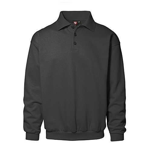 ID Herren Klassisches Polo-Sweatshirt (XL, koks) von D.I.D